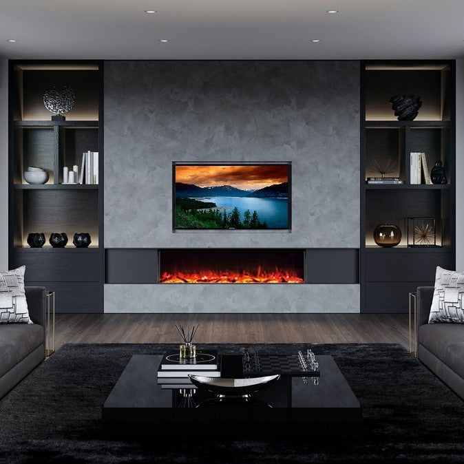 Advanced Fires Widescreen Panoramic Fire Wall Electric Fire 🔥