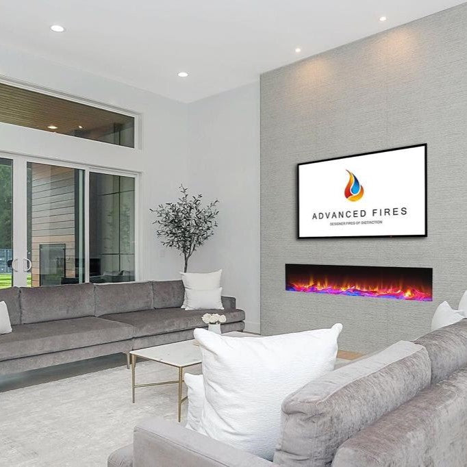 Advanced Fires Landscape Media Wall Electric Fire 🔥