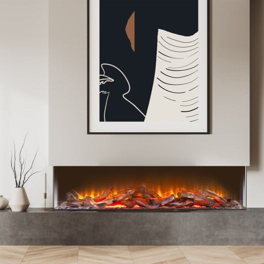 Acantha Ignis 1500 Panoramic Wall Electric Fire In Use