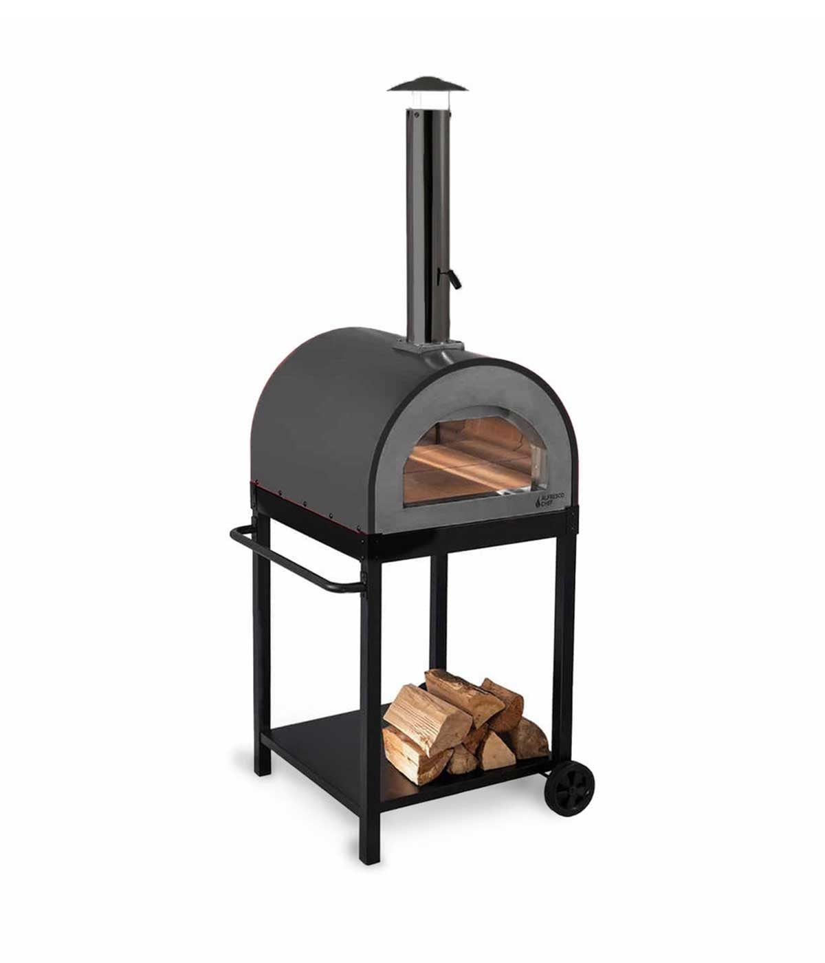 Alfresco Chef - Naples Wood Fired Outdoor Pizza Oven in Black🍕
