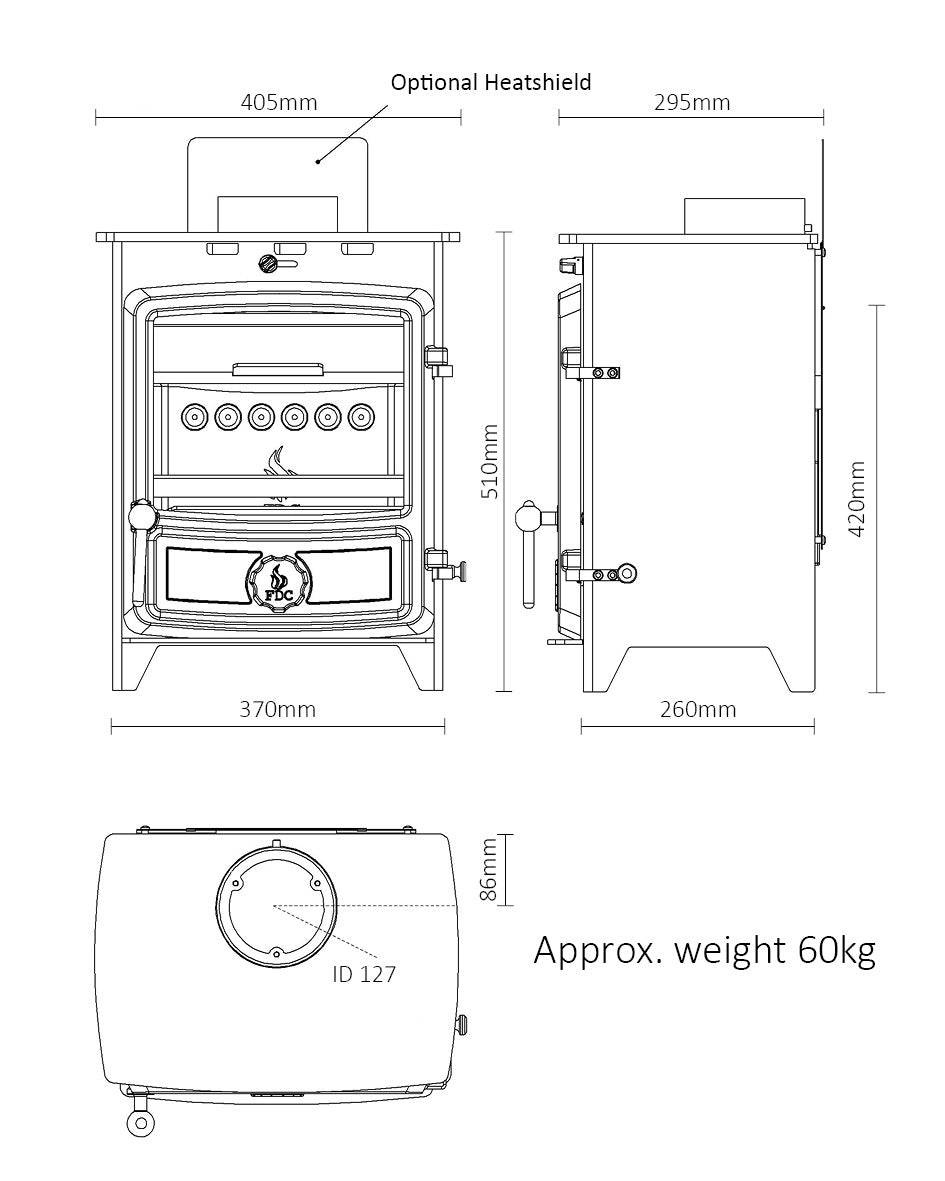 FDC5 Eco Multifuel Stove🔥