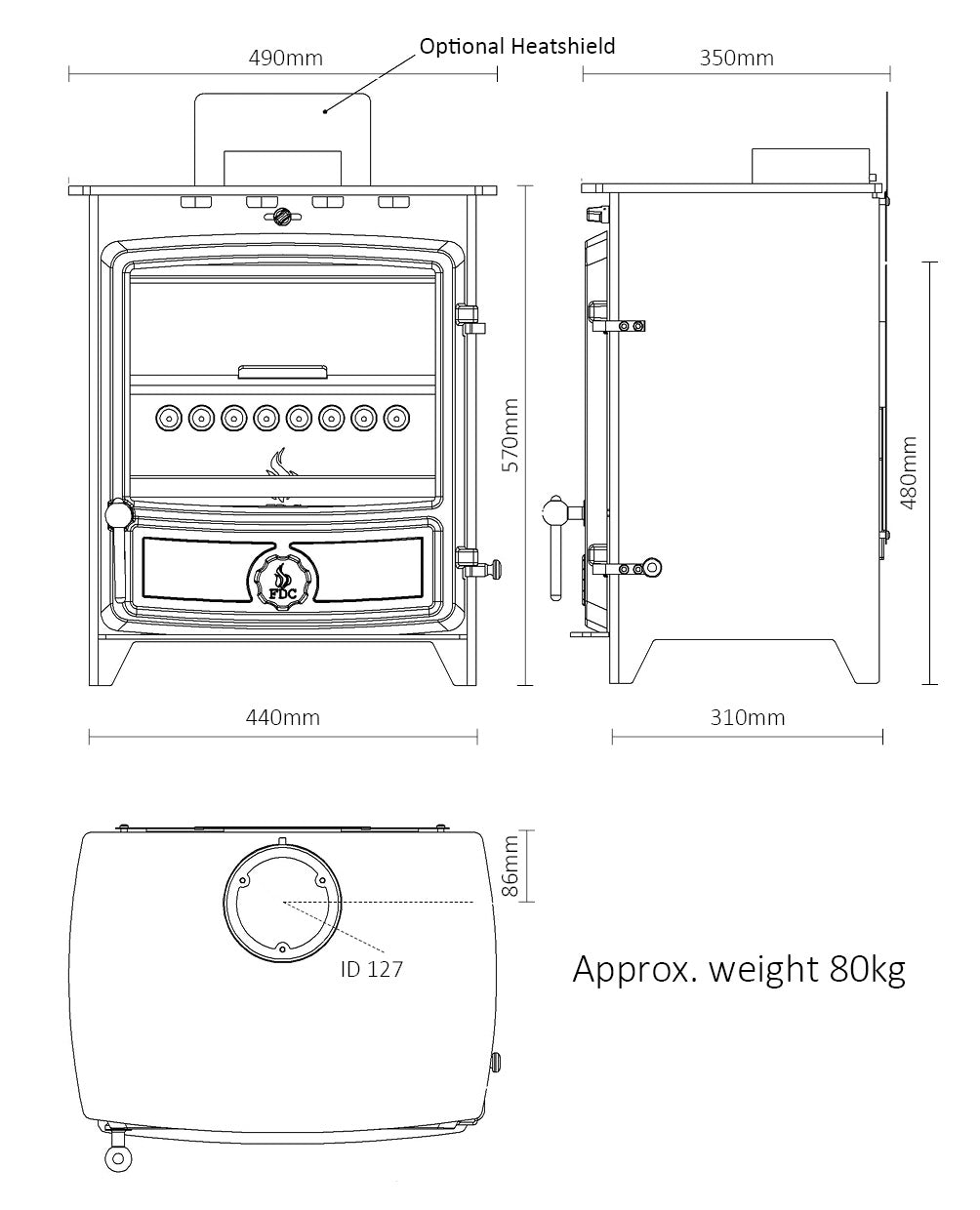 FDC8 Eco Multifuel Stove🔥