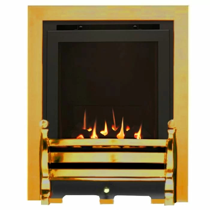 Valley High Efficiency Coal Effect Gas Fire with Brass Fret and Duo Trim
