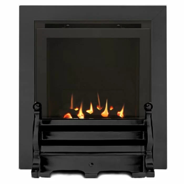Valley High Efficiency Coal Effect Gas Fire with Black Nickel Fret and Trim🔥