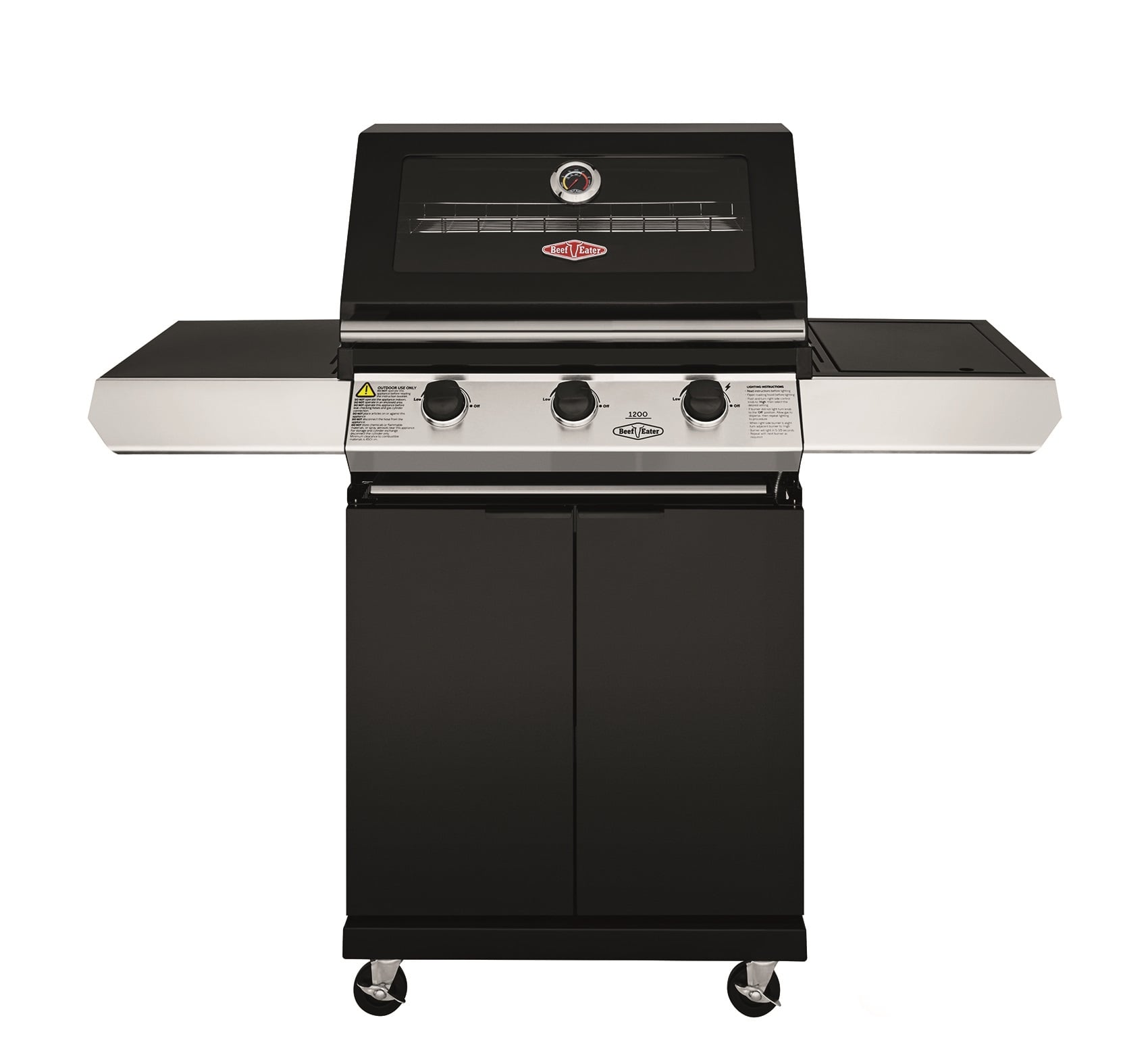 BeefEater 1200E Series - 3 Burner Gas Barbecue and Trolley