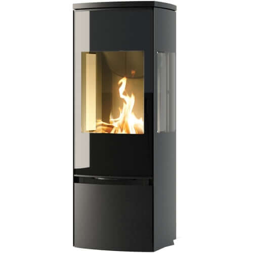 Jydepejsen Bella with side glass (Outside Air) - Woodburning Stove