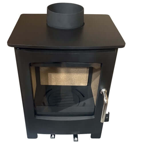 Mi-Flue Solway Medium 5kW - Multifuel Stove - Glowing Flames