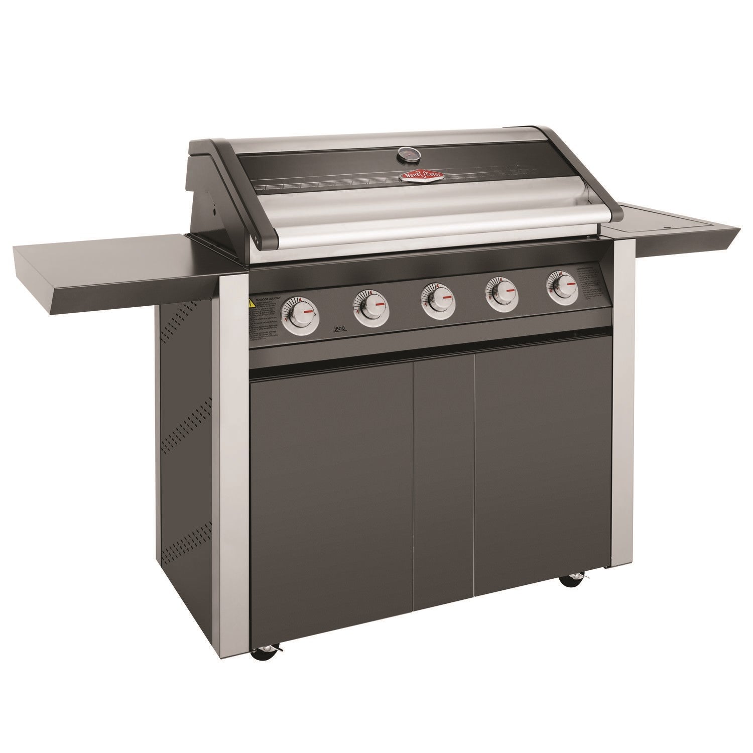Beefeater 1600E Series - 5 Burner Gas Barbecue Grill and Trolley