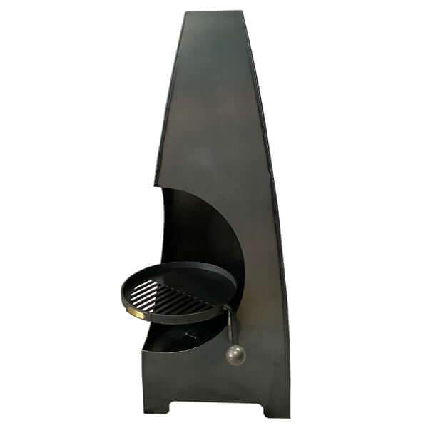 Circus Chiminea with Swing Arm BBQ Rack