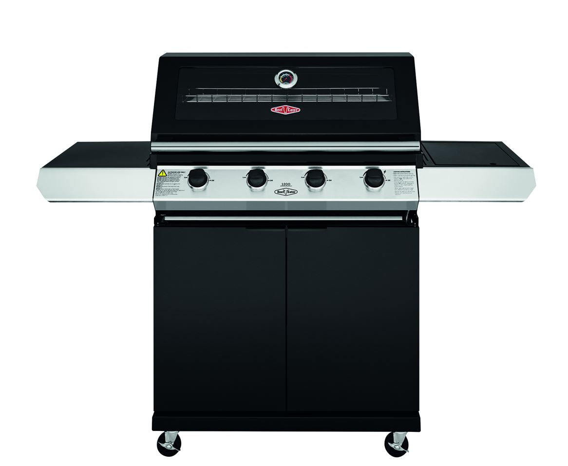 BeefEater 1200E Series - 4 Burner Gas Barbecue and Trolley