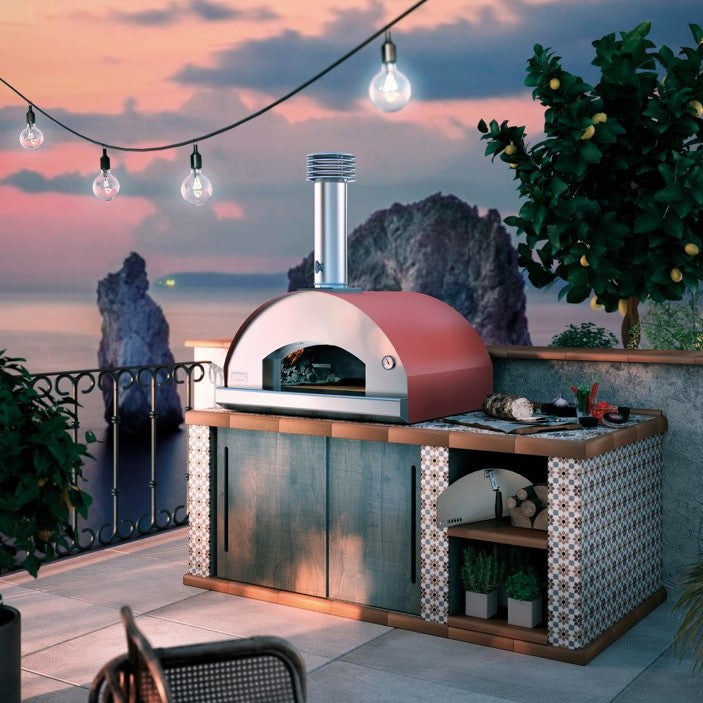 Fontana Forni Mangiafuoco Built In Wood Pizza Oven