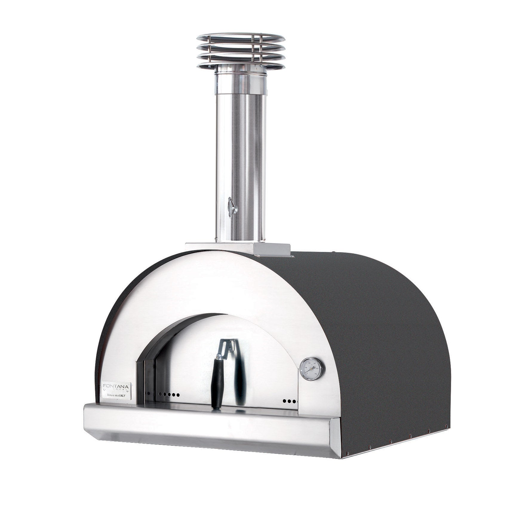 Fontana Margherita Built In Wood Pizza Oven - Anthracite