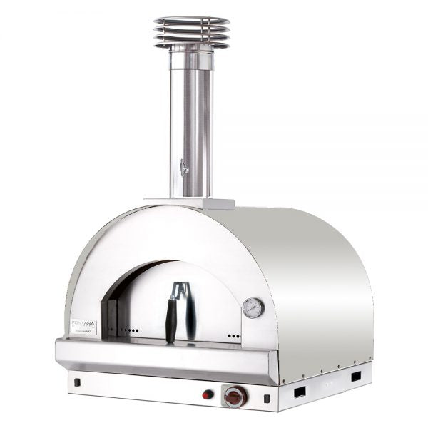Fontana Forni Margherita Stainless Steel Built In Gas Pizza Oven