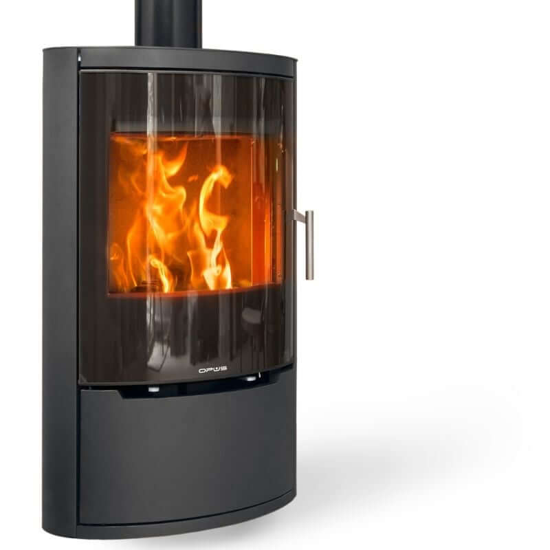 Opus Harmony G Multifuel Stove - Glowing Flame