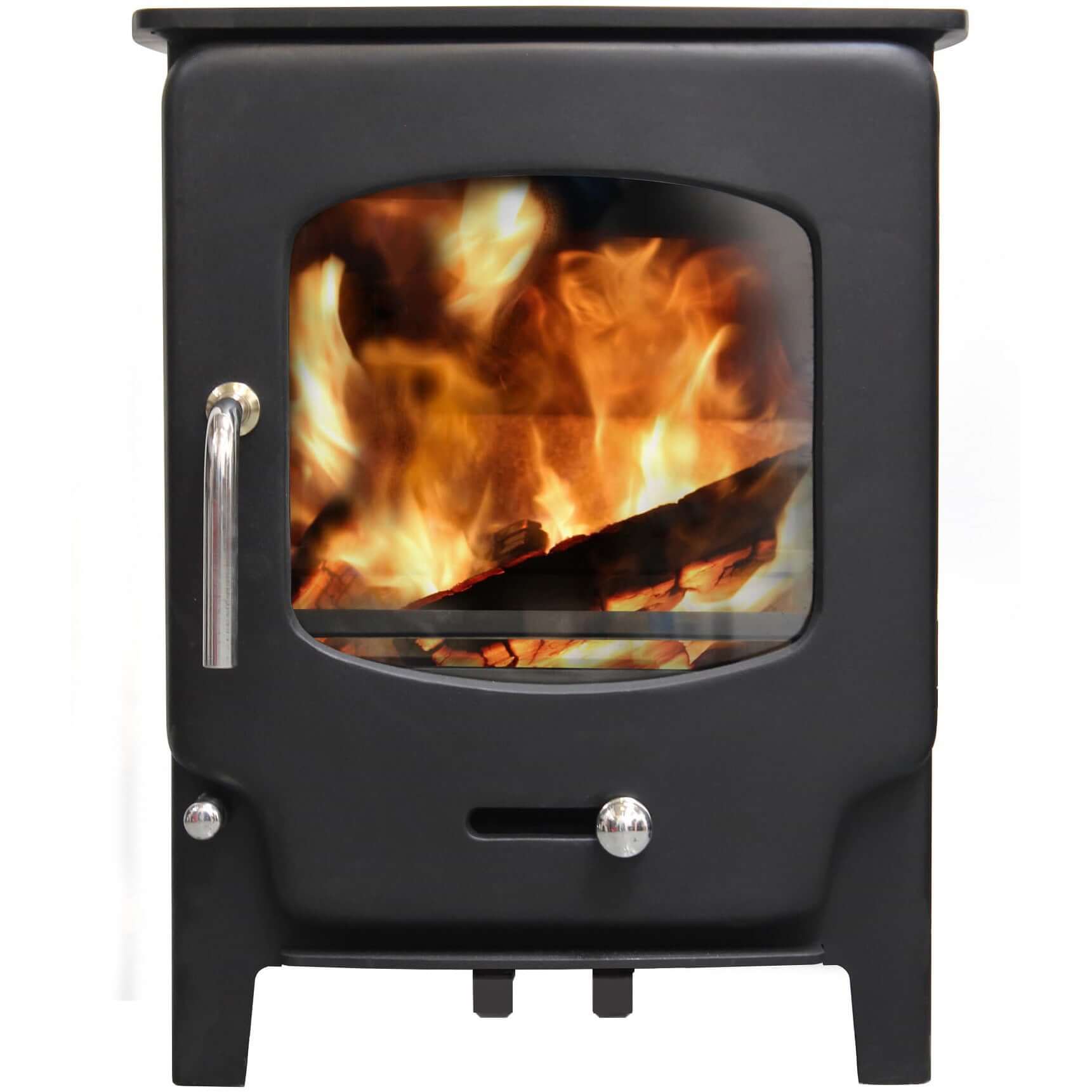 Saltfire ST-X4 Multifuel Stove - Glowing Flame