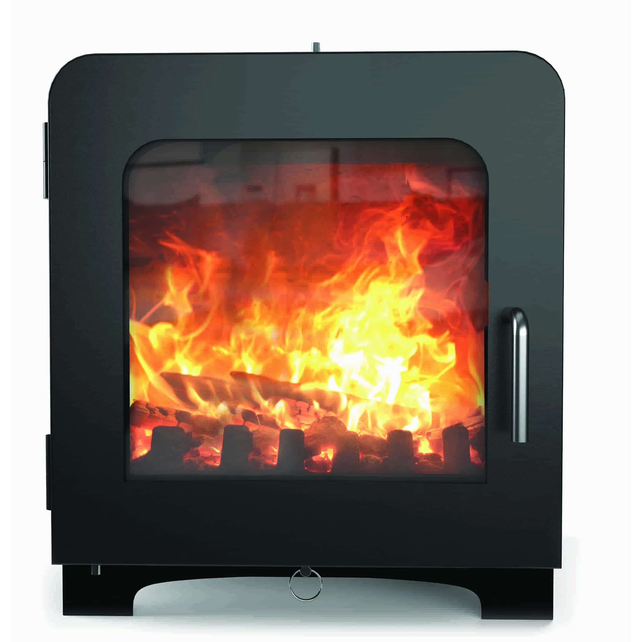 Saltfire ST-4 Multifuel Stove - Glowing Flame