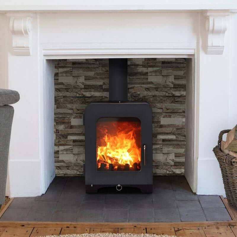 Saltfire ST-2 Multifuel Stove - Glowing Flame