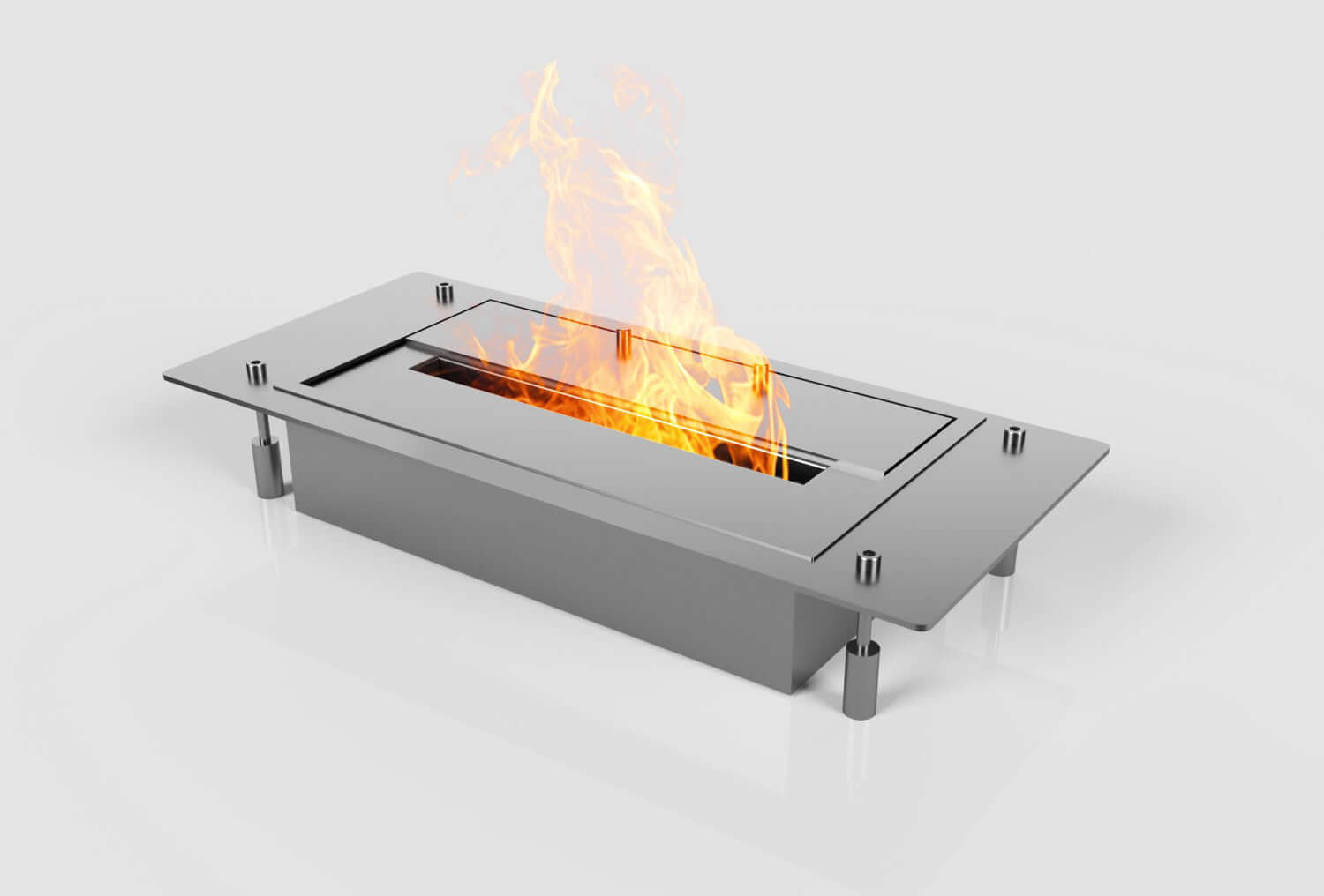 Saltfire ST-X Wide Tall Bioethanol Stove - Glowing Flames
