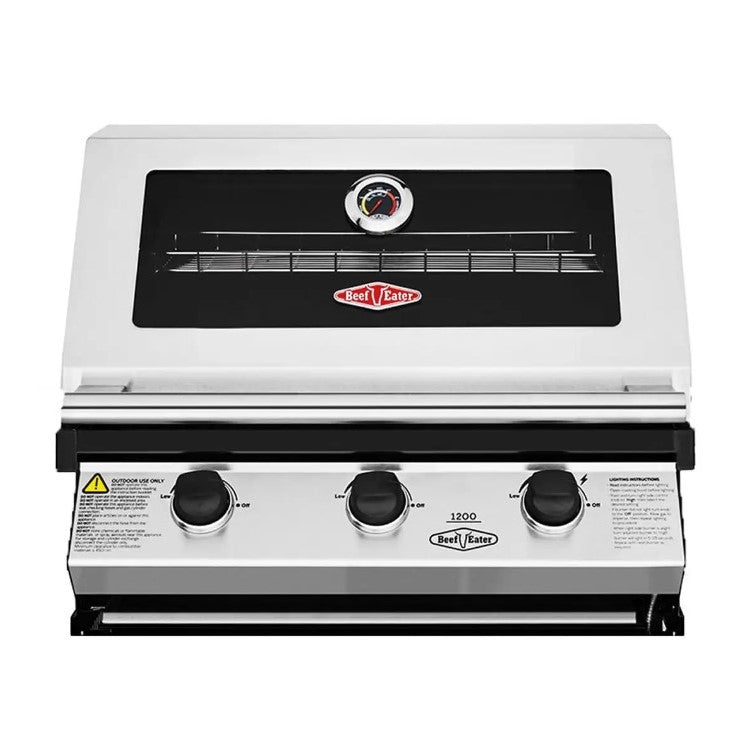 Beefeater 1200S Series - 3 Burner Built In Gas Barbecue