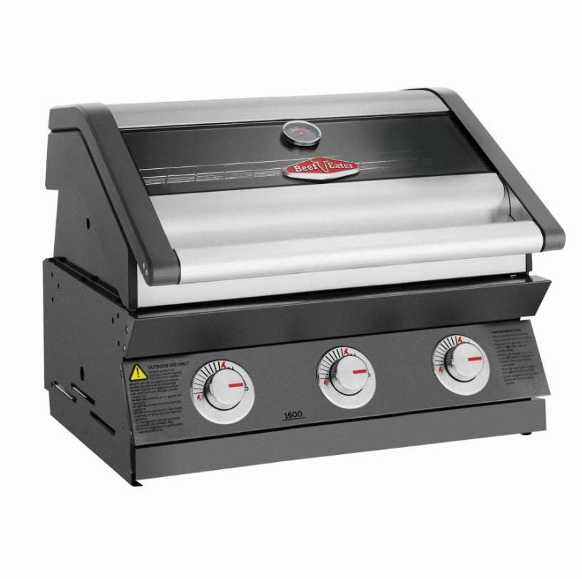 Beefeater 1600E Series - 3 Burner Built in Gas Barbecue Grill