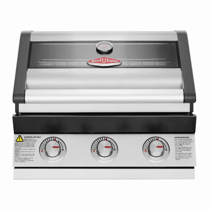 Beefeater 1600S Series - 3 Burner Built in Gas Barbecue Grill