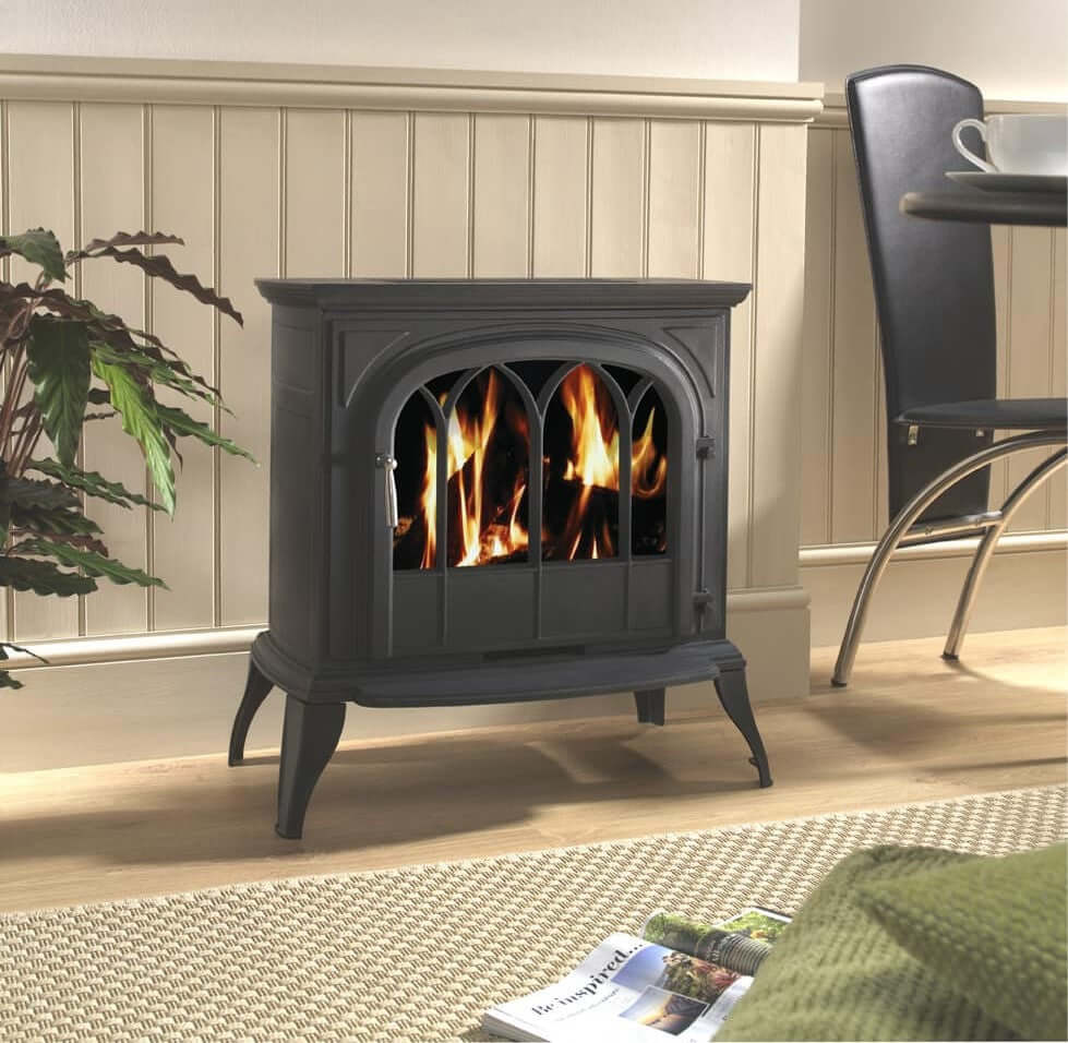 Ekofires 6010 Flueless Gas Stove - Arch Door