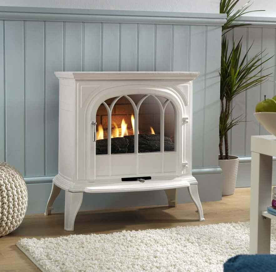 Ekofires 6010 Flueless Gas Stove - Arch Door