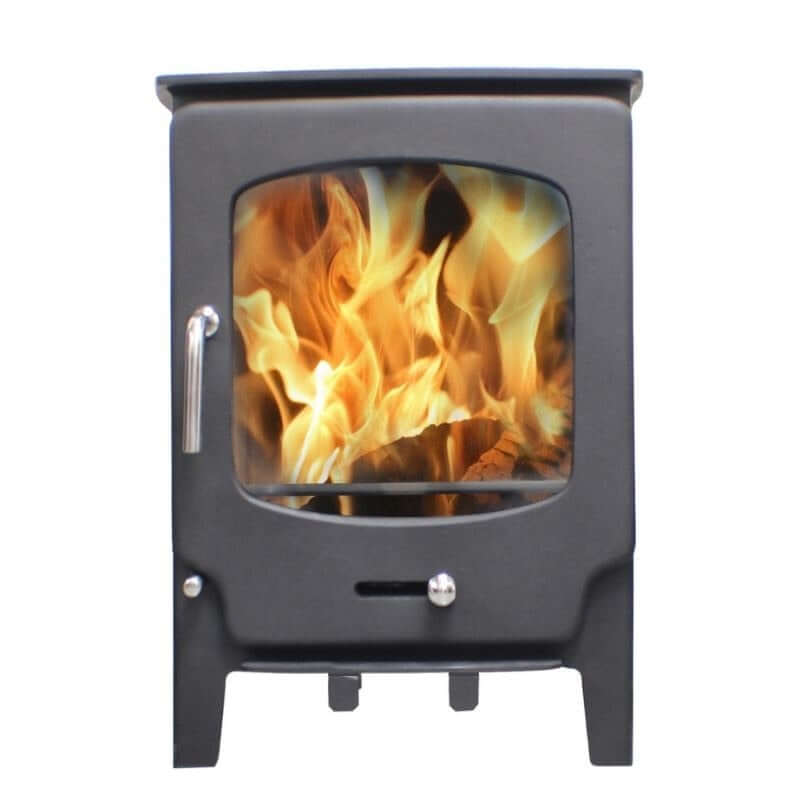 Saltfire ST-X5 Multifuel Stove - Glowing Flame