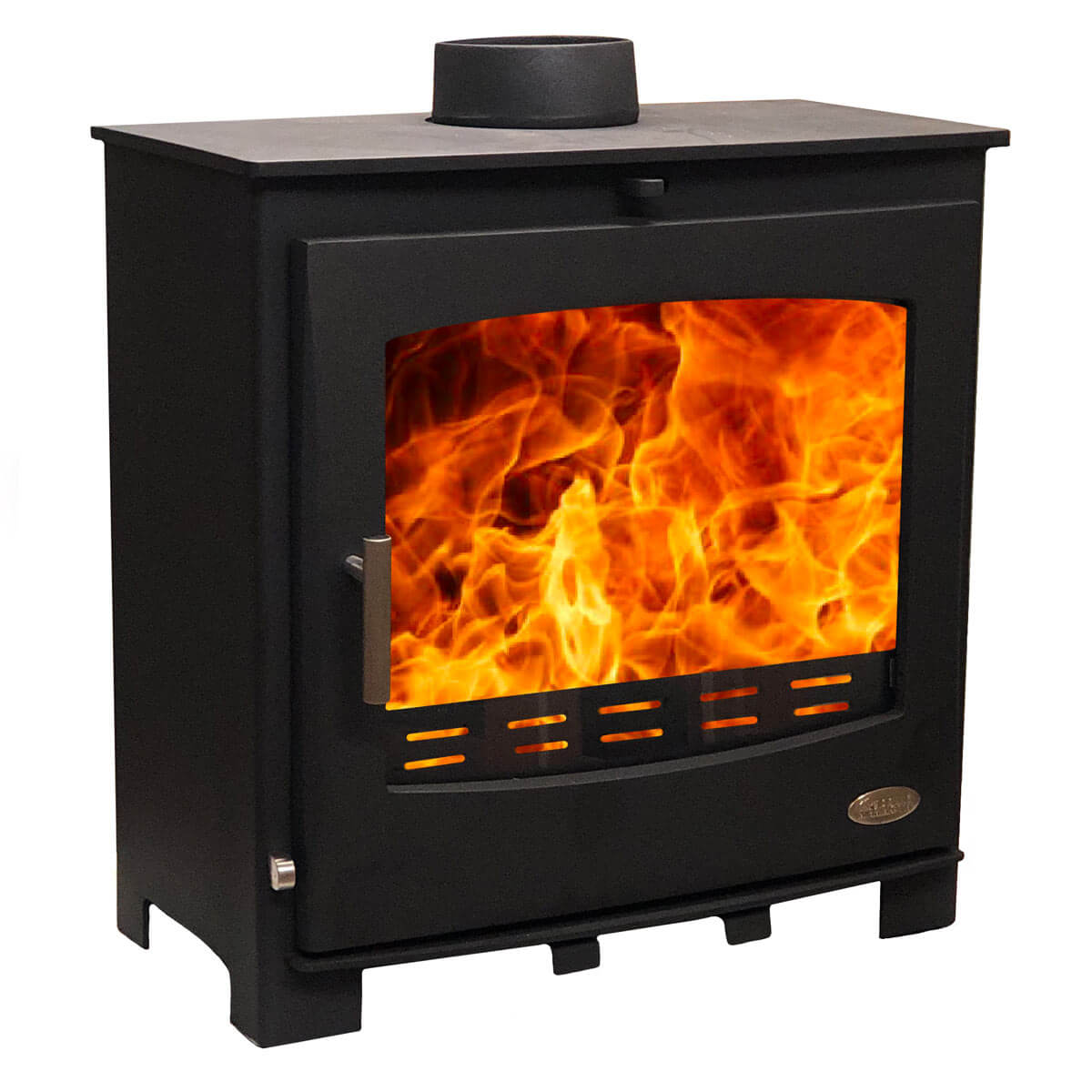 Woolly Mammoth 8 mk2 Multifuel Stove - Glowing Flame